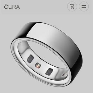 NEW in Box Oura Gen 4 Smart Ring Silver